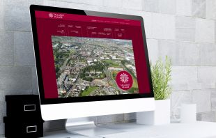 Responsive Website Design - Homepage on Desktop - Tallaght Village - GVA Donal O Buachalla